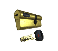 Картинка Цилиндровый механизм Mauer New Wave 4 ключ-ключ-L=77мм/31-46/,цвет латунь, 5 ключей в Сургуте Цилиндровый механизм Mauer New Wave 4 ключ-ключ-L=77мм/31-46/,цвет латунь, 5 ключей в Сургуте